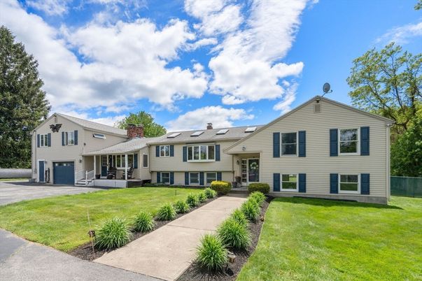 Attached, Backyard, Exterior, Facade, Solar Panels, Split Level