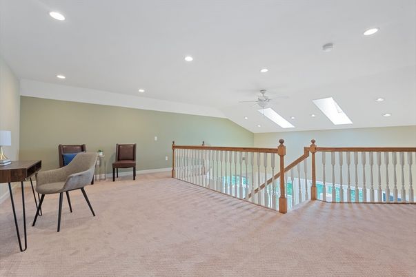 Home Office, Interior, Recessed Lighting