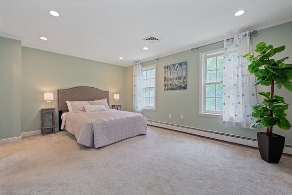 Bedroom, Interior, Recessed Lighting