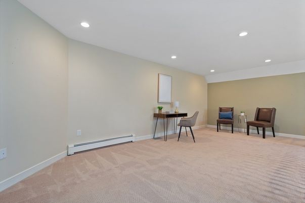 Home Office, Interior, Recessed Lighting