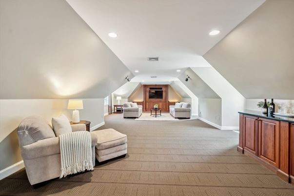 Fireplace, Interior, Living room, Recessed Lighting