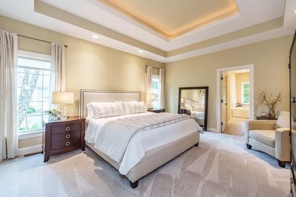 Bedroom, Interior, Recessed Lighting