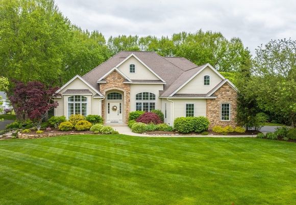 Backyard, Exterior, Facade, Brick Traditional