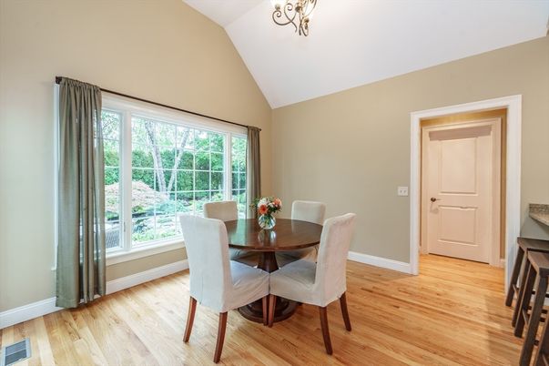Dining room, Interior, Wood Texture Flooring