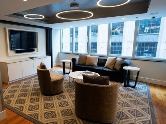 Interior, Living room, Pendant Lights, Recessed Lighting, Wood Texture Flooring