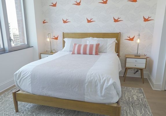 Bedroom, Interior, Wood Texture Flooring