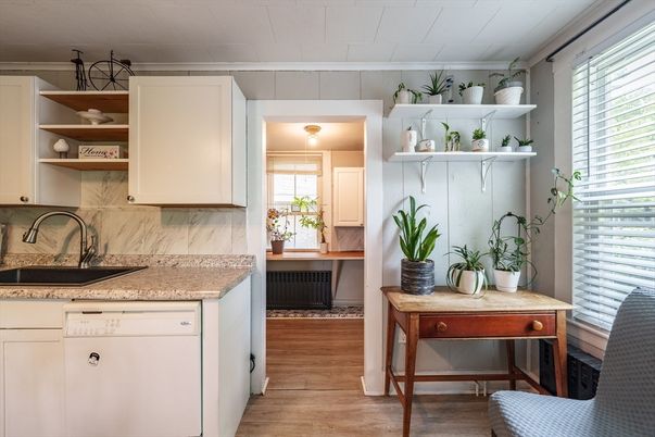 Interior, Kitchen, Wood Texture Flooring
