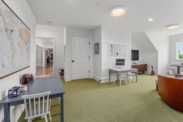 Home Office, Interior, Recessed Lighting