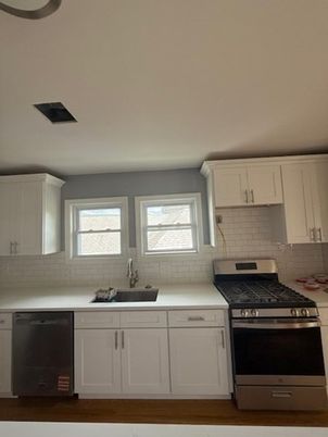 Interior, Kitchen, Wood Texture Flooring