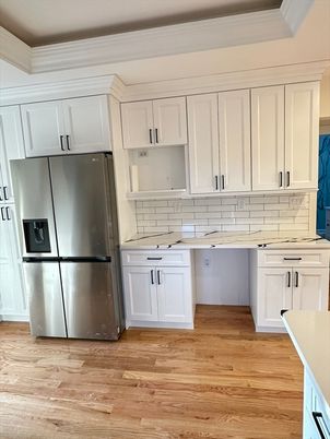 Interior, Kitchen, Wood Texture Flooring
