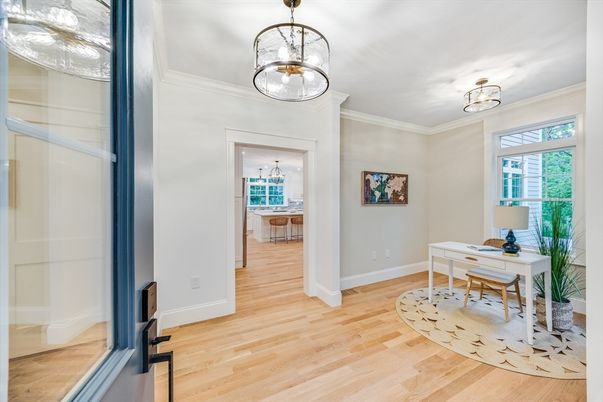 Home Office, Interior, Wood Texture Flooring