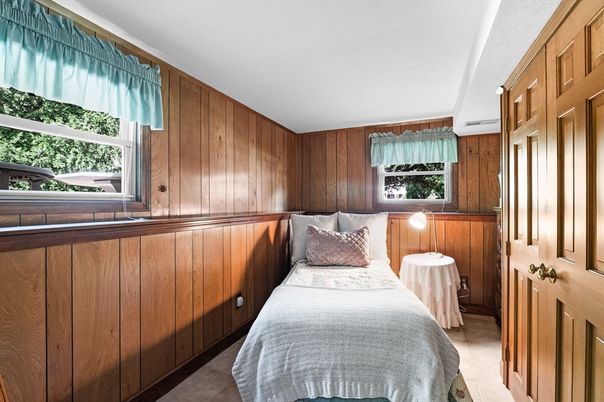 Bedroom, Interior, Wooden Walls