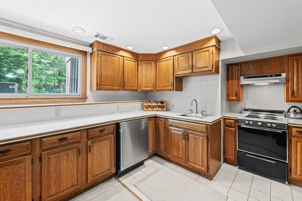 Interior, Kitchen, Recessed Lighting, Stainless Steel Appliances