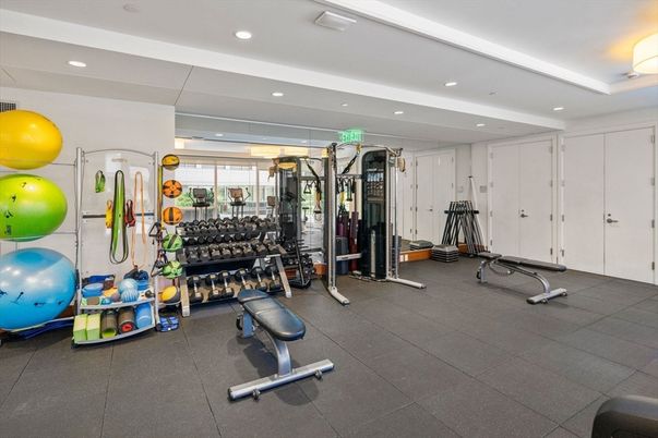 Fitness Equipment, Interior, Recessed Lighting