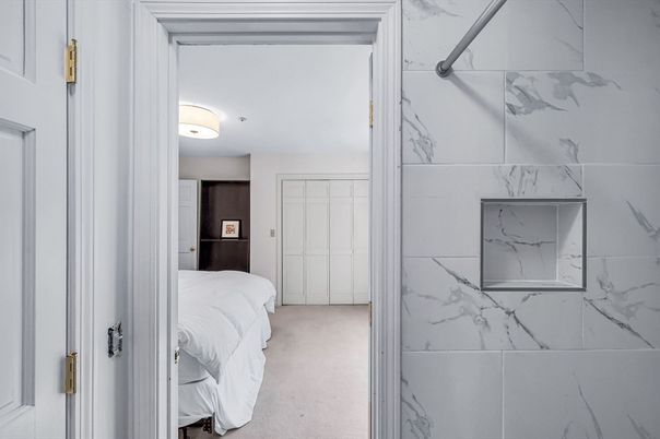 Bedroom, Interior, Marble Walls