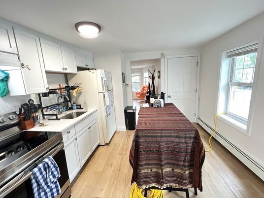 Interior, Kitchen, Wood Texture Flooring