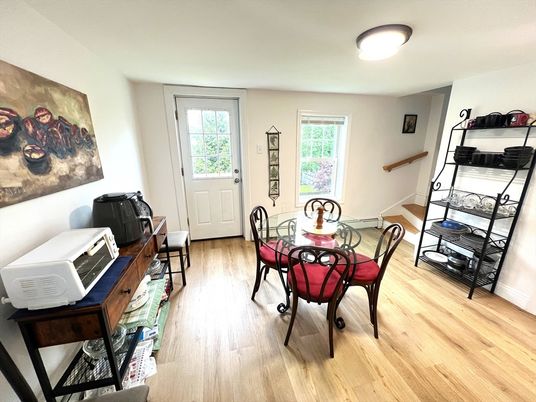 Dining room, Interior, Wood Texture Flooring