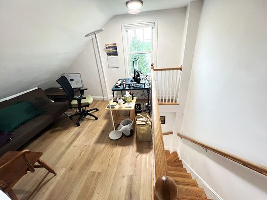 Home Office, Interior, Wood Texture Flooring