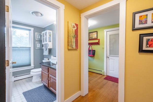 Bathroom, Interior, Wood Texture Flooring