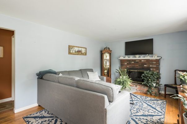 Fireplace, Interior, Living room, Wood Texture Flooring