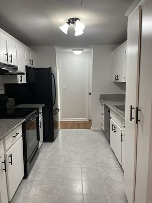 Interior, Kitchen, Wood Texture Flooring
