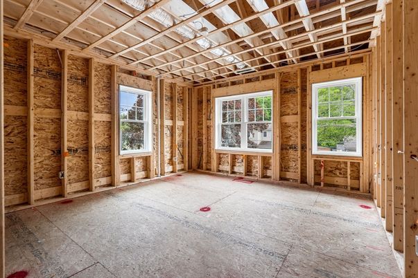 Empty room, Interior, Wooden Beams, Wooden Ceilings, Wooden Walls