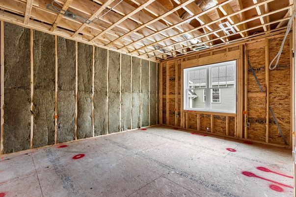 Empty room, Interior, Wooden Beams, Wooden Walls