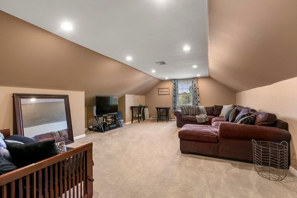 Interior, Living room, Recessed Lighting