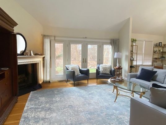 Fireplace, Interior, Living room, Wood Texture Flooring