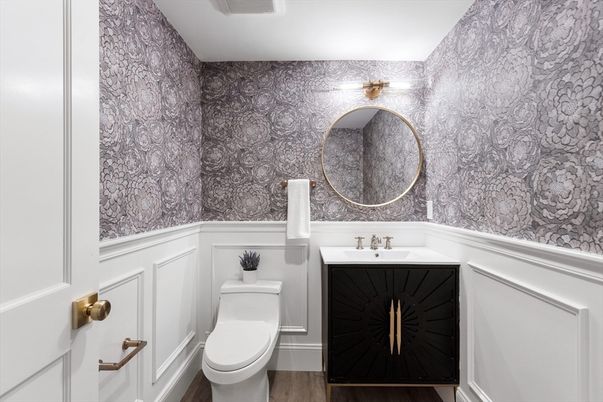 Bathroom, Interior, Wood Texture Flooring