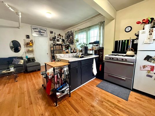 Interior, Kitchen, Wood Texture Flooring