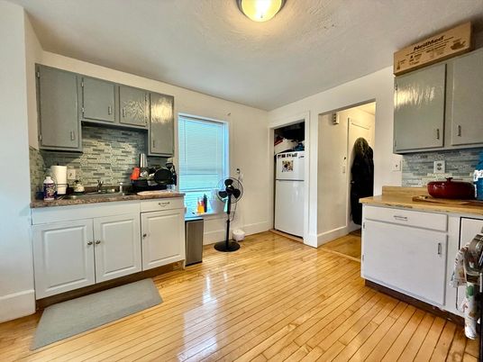 Interior, Kitchen, Wood Texture Flooring