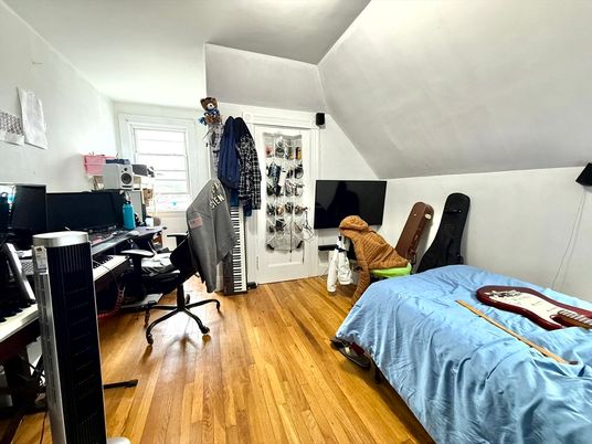 Bedroom, Home Office, Interior, Wood Texture Flooring