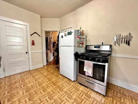 Interior, Kitchen, Wood Texture Flooring