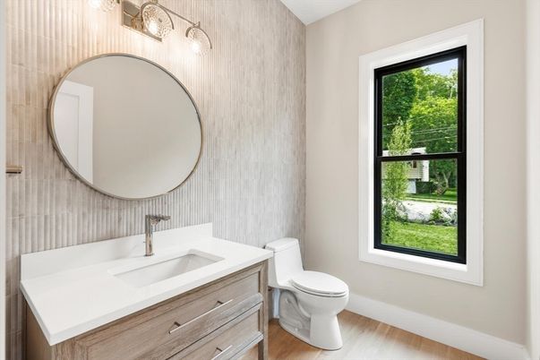 Bathroom, Interior, Wood Texture Flooring