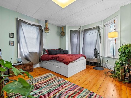 Bedroom, Interior, Wood Texture Flooring