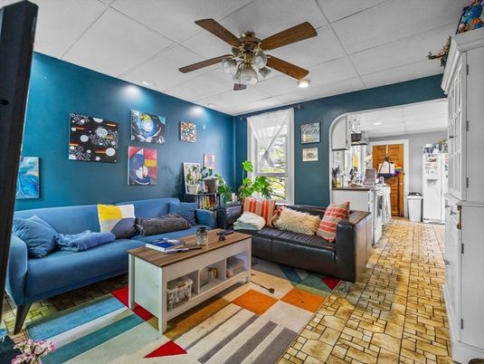 Interior, Kitchen, Living room, Recessed Lighting