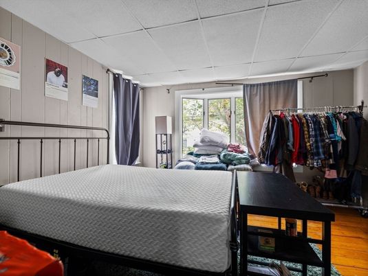 Bedroom, Interior, Wood Texture Flooring