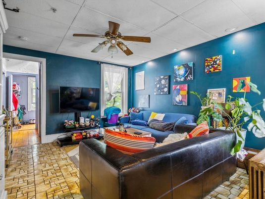 Interior, Living room, Recessed Lighting