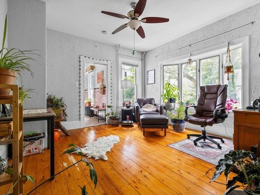 Home Office, Interior, Wood Texture Flooring