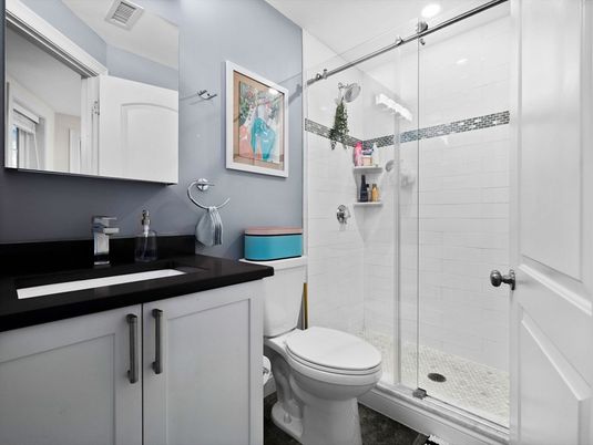 Bathroom, Glass Shower, Interior