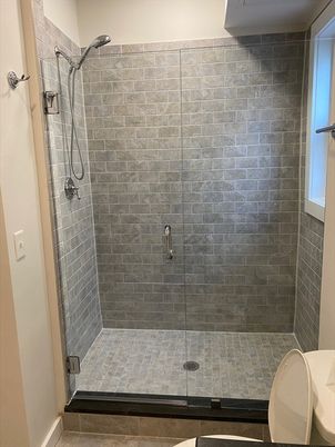 Bathroom, Glass Shower, Interior