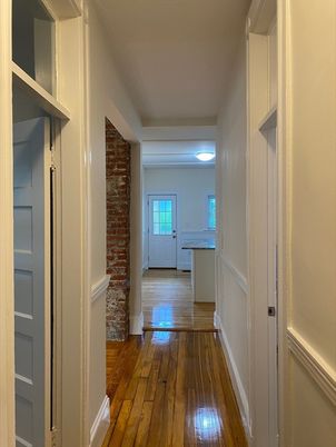 Interior, Stone Walls, Wood Texture Flooring