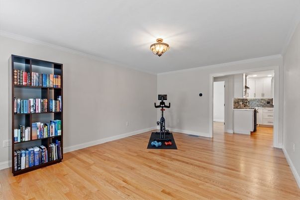 Fitness Equipment, Interior, Wood Texture Flooring