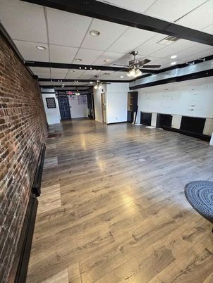 Interior, Recessed Lighting, Stone Walls, Wood Texture Flooring