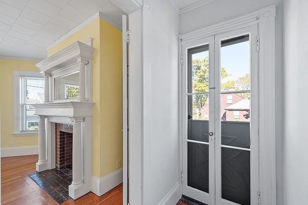 Fireplace, Interior, Wood Texture Flooring