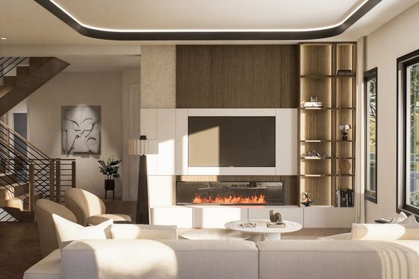 Fireplace, Interior, Living room