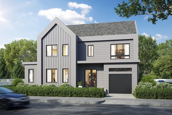 Attached, Exterior, Facade, Farmhouse