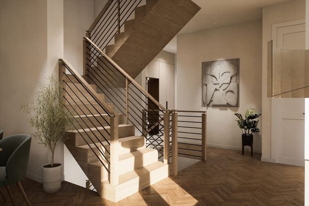 Interior, Recessed Lighting, Wood Texture Flooring