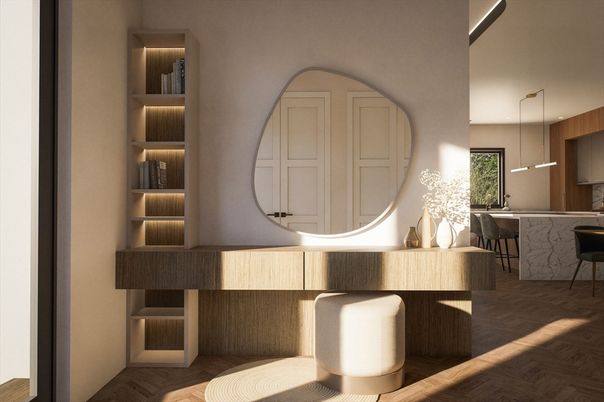 Interior, Pendant Lights, Piano, Wood Texture Flooring